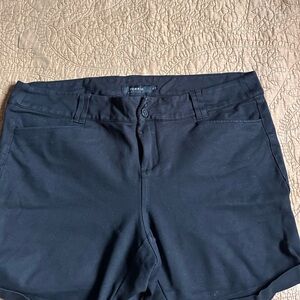 Torrid High Rise Black Jean Shorts